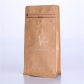 5 pcs Alu Foil Flat Bottom Coffee Packaging Supplies Stand up Kraft Paper Pouch with Valve